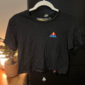 Aviator Nation embroidered boyfriend crop